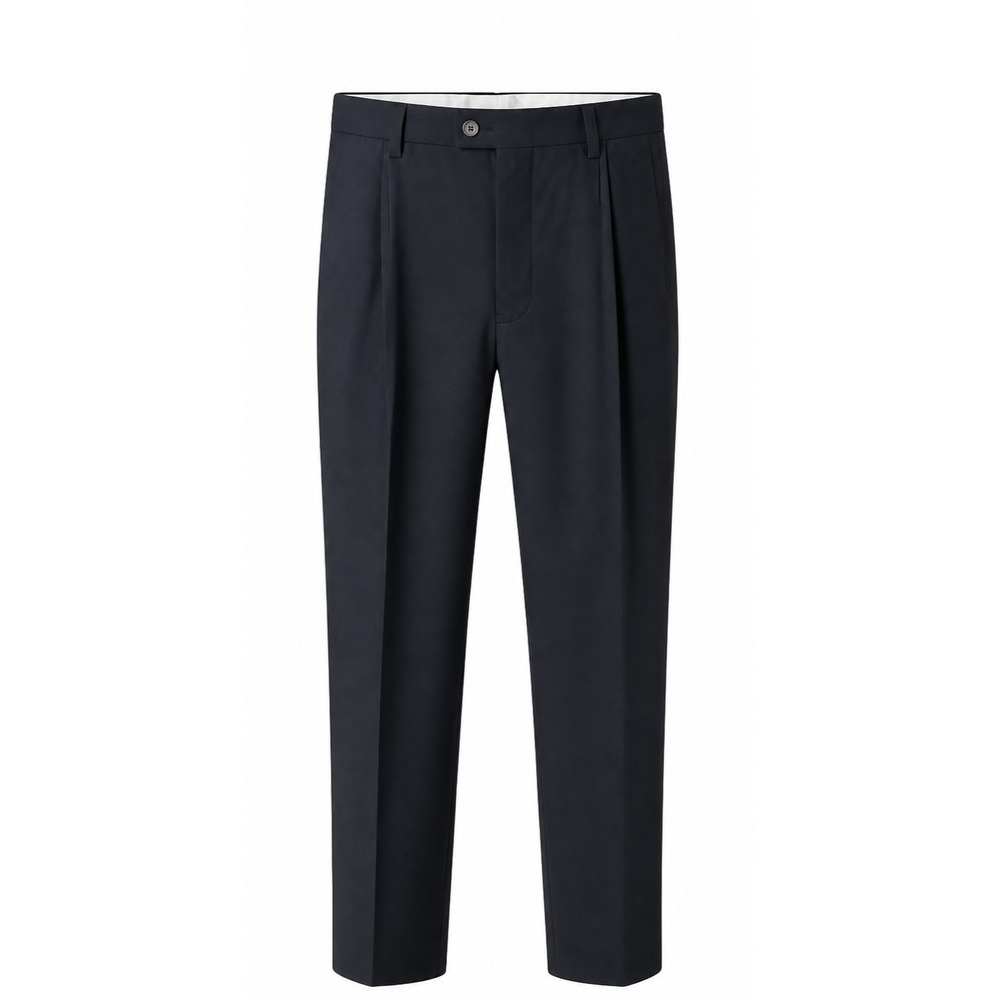 Tommy Bahama Men's 36 X 30 Gray Straight Leg Silk Cotton Pleated Chino Pants